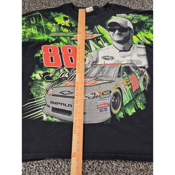 Dale Earnhardt Jr Lot of 2 Mountain Dew Amp All Over Print 2XL T Shirt - Picture 10 of 12